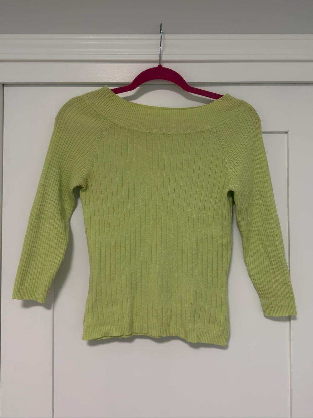 Ribbed Boatneck Sweater